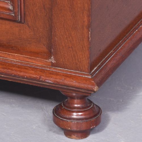 TALL PAIR OF VICTORIAN MAHOGANY CABINETSLAMPSTANDS - ADDITIONAL PHOTO 2