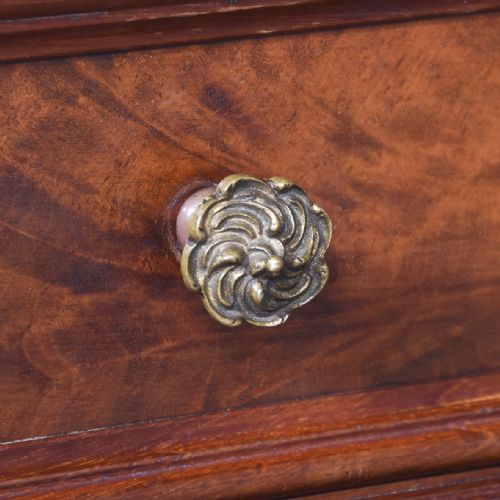 TALL PAIR OF VICTORIAN MAHOGANY CABINETSLAMPSTANDS - ADDITIONAL PHOTO 5