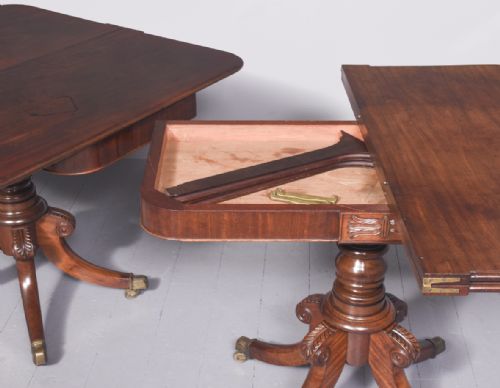 PAIR OF REGENCY CARD TABLESDINING TABLE - ADDITIONAL PHOTO 9
