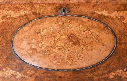 EXHIBITION QUALITY BURRWALNUT BONHEUR DE JOUR - ADDITIONAL PHOTO 1