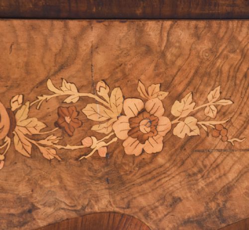 EXHIBITION QUALITY BURRWALNUT BONHEUR DE JOUR - ADDITIONAL PHOTO 6