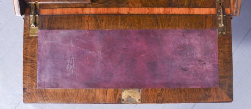 EXHIBITION QUALITY BURRWALNUT BONHEUR DE JOUR - ADDITIONAL PHOTO 14