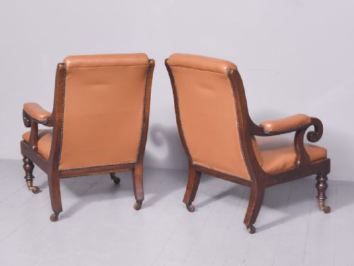 PAIR OF ARM CHAIRS FROM THE ROYAL ANCIENT GOLF CLUB ST ANDREWS - ADDITIONAL PHOTO 7