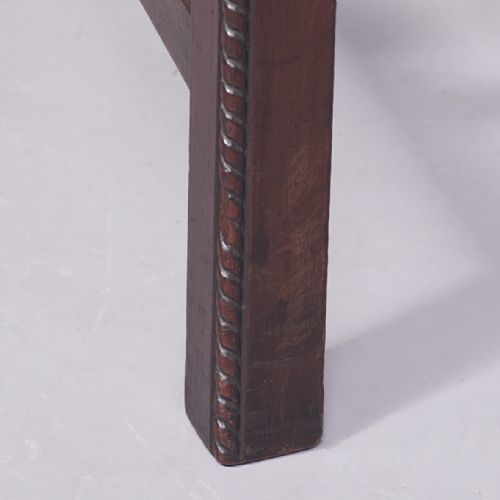 SET OF 6 CHIPPENDALE STYLE GEORGIAN MAHOGANY DINING CHAIRS - ADDITIONAL PHOTO 8