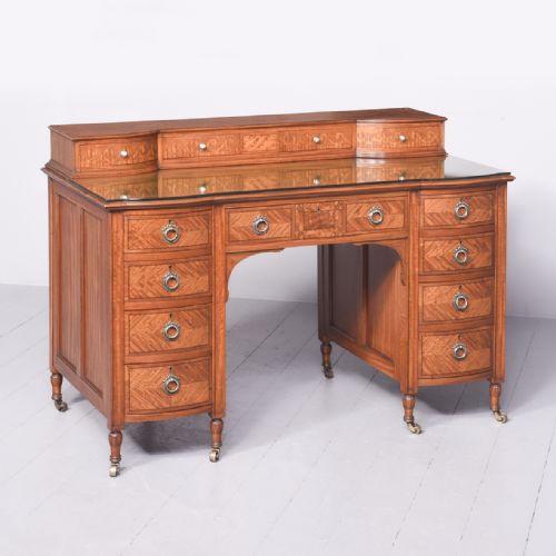 Quality Edwardian Inlaid Satinwood Ladies’ Writing Desk