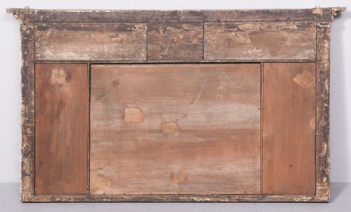 LATE GEORGIAN TRIPTYCH CARVED AND GILDED OVERMANTEL MIRROR - ADDITIONAL PHOTO 6