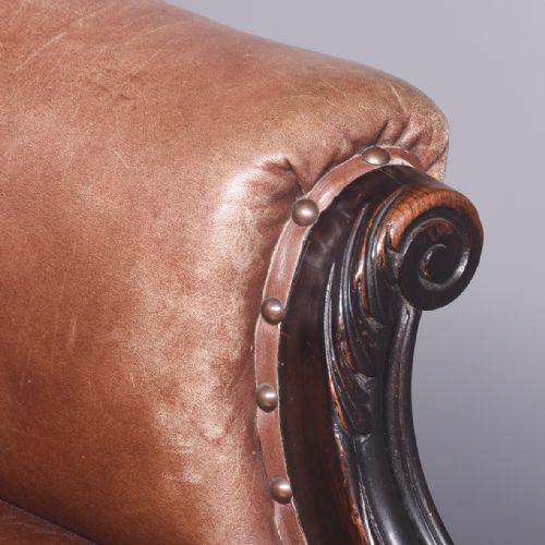 LEATHER UPHOLSTERED GAMING HIGH CHAIR - ADDITIONAL PHOTO 1
