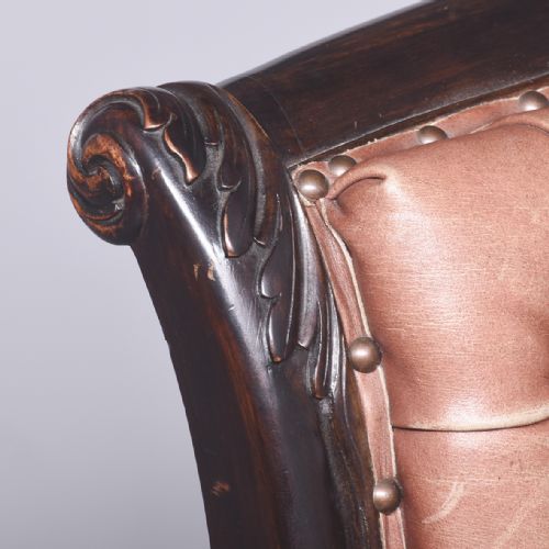 LEATHER UPHOLSTERED GAMING HIGH CHAIR - ADDITIONAL PHOTO 3