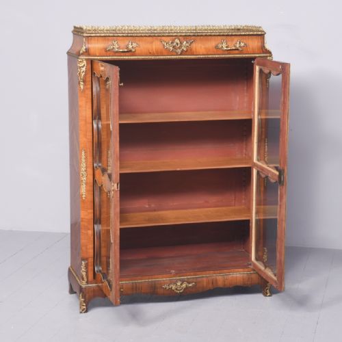ORMOLU MOUNTED KINGWOOD CABINET - ADDITIONAL PHOTO 14