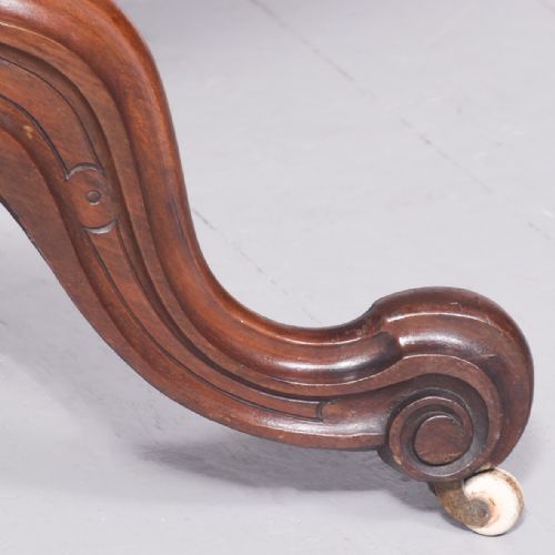 UNUSUALSTYLE DECORATIVE VICTORIAN INLAID ROSEWOOD AND SATINWOOD CENTRE TABLE - ADDITIONAL PHOTO 5