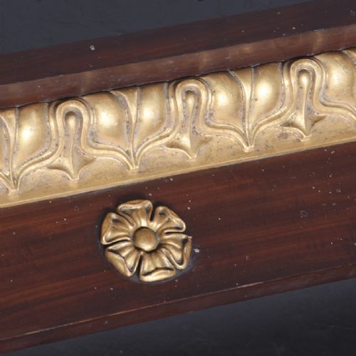 3 GEORGE IV MAHOGANY AND GILDED PELMETS - ADDITIONAL PHOTO 5
