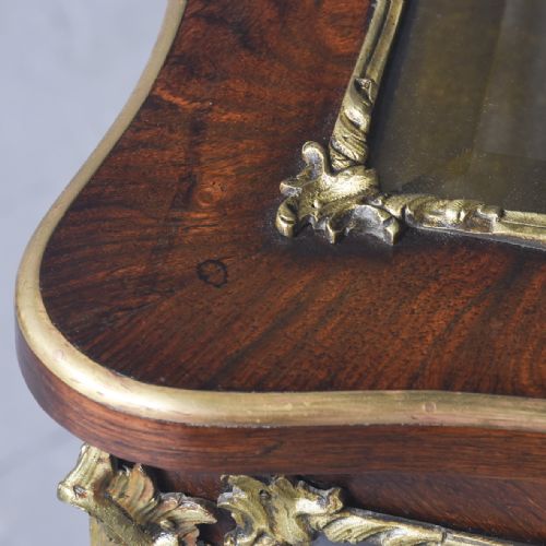 QUALITY ORMOLU GILDED BRONZE MOUNTED VICTORIAN LARGESIZE ROSEWOOD BIJOUTERIE TABLE - ADDITIONAL PHOTO 3