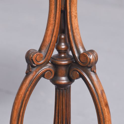 MIDVICTORIAN BURR WALNUT OCCASIONAL TABLE - ADDITIONAL PHOTO 5