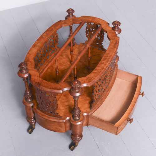 VICTORIAN SATINWOOD CANTERBURY - ADDITIONAL PHOTO 5