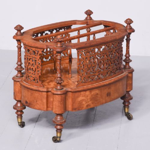 VICTORIAN SATINWOOD CANTERBURY - ADDITIONAL PHOTO 6