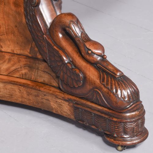 FRENCH EMPIRE MARBLE TOP CENTER TABLE - ADDITIONAL PHOTO 2