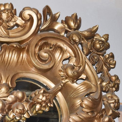 GEORGE IV CARVED GILDED MIRROR BY SIR WILLIAN TROTTER - ADDITIONAL PHOTO 2