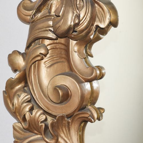 GEORGE IV CARVED GILDED MIRROR BY SIR WILLIAN TROTTER - ADDITIONAL PHOTO 5