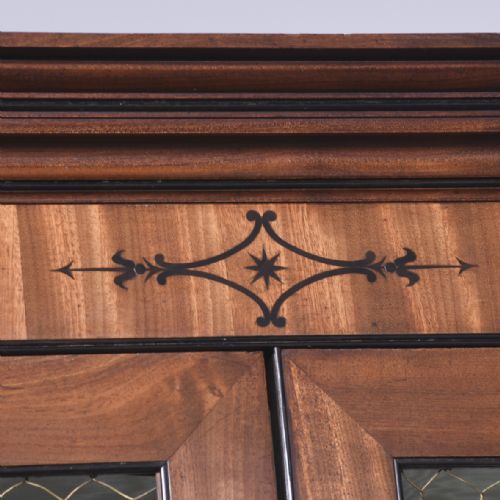 EXHIBITION QUALITY REGENCY 4 DOOR CABINET BOOKCASE - ADDITIONAL PHOTO 2