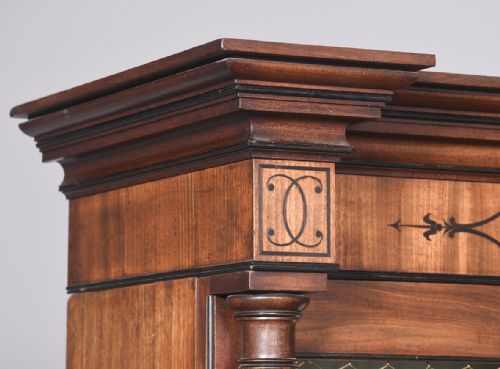 EXHIBITION QUALITY REGENCY 4 DOOR CABINET BOOKCASE - ADDITIONAL PHOTO 6