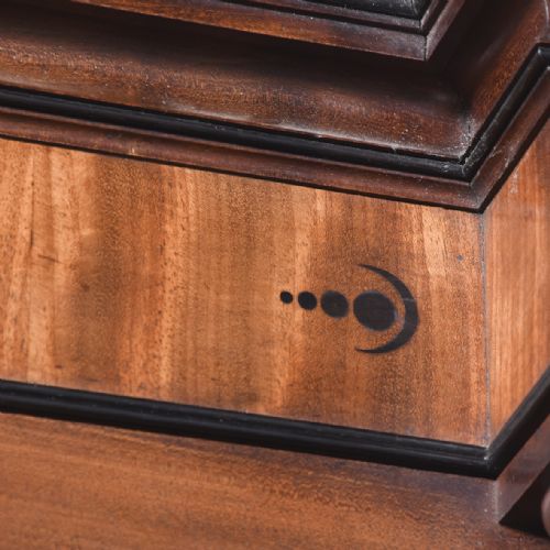EXHIBITION QUALITY REGENCY 4 DOOR CABINET BOOKCASE - ADDITIONAL PHOTO 10