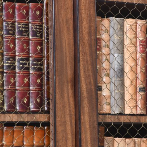EXHIBITION QUALITY REGENCY 4 DOOR CABINET BOOKCASE - ADDITIONAL PHOTO 26