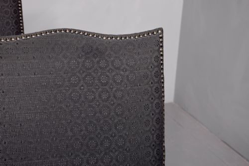 A SET OF FOUR GEORGE IIISTYLE UPHOLSTERED SIDE CHAIRS MADE BY HOWARD CO LONDON - ADDITIONAL PHOTO 4