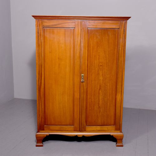 Neat Sized Georgian Style 2 Door Wardrobe