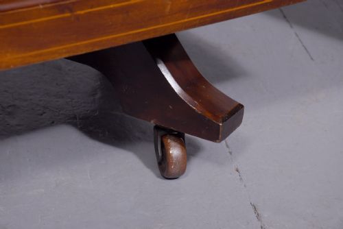 RARE PAIR OF EDWARDIAN INLAID MAHOGANY SHERATONSTYLE REVOLVING BOOKCASES - ADDITIONAL PHOTO 2
