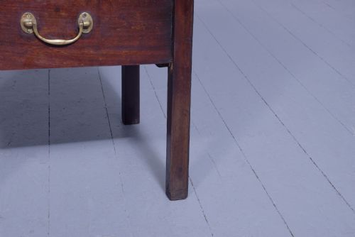 GEORGE III TRAY TOP MAHOGANY BEDSIDE TABLECOMMODE IN EXCELLENT CONDITION - ADDITIONAL PHOTO 5