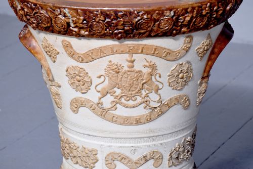 LARGE POTTERY WATER FILTER URN - ADDITIONAL PHOTO 4