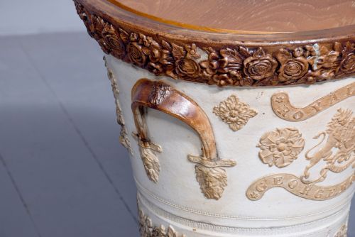 LARGE POTTERY WATER FILTER URN - ADDITIONAL PHOTO 7
