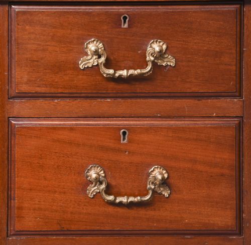 PAIR OF LATE VICTORIAN MAHOGANY NEAT SIZE CHEST OF DRAWERSBEDSIDE LOCKERS - ADDITIONAL PHOTO 3