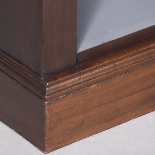 LATE 19TH CENTURY GEORGIANSTYLE TALL MAHOGANY OPEN BOOKCASE - ADDITIONAL PHOTO 4