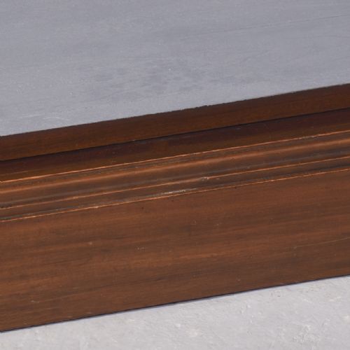 LATE 19TH CENTURY GEORGIANSTYLE TALL MAHOGANY OPEN BOOKCASE - ADDITIONAL PHOTO 6