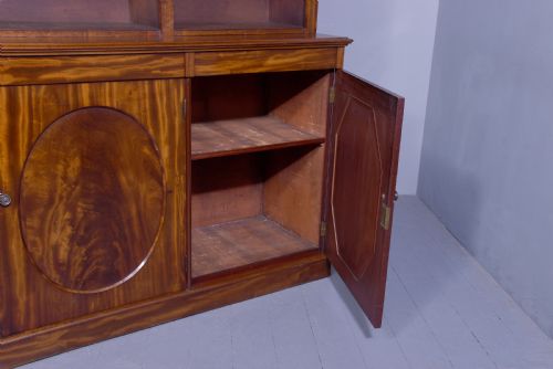 LARGE MIDVICTORIAN OPEN BOOKCASE - ADDITIONAL PHOTO 7