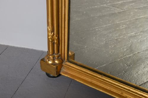 REGENCY GILDED OVERMANTEL MIRROR - ADDITIONAL PHOTO 3