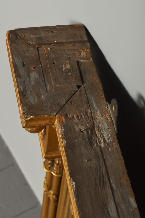 REGENCY GILDED OVERMANTEL MIRROR - ADDITIONAL PHOTO 4
