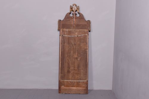 A RARE AND UNUSUAL MAHOGANY AND GILDED SWEDISH PIER MIRROR - ADDITIONAL PHOTO 8