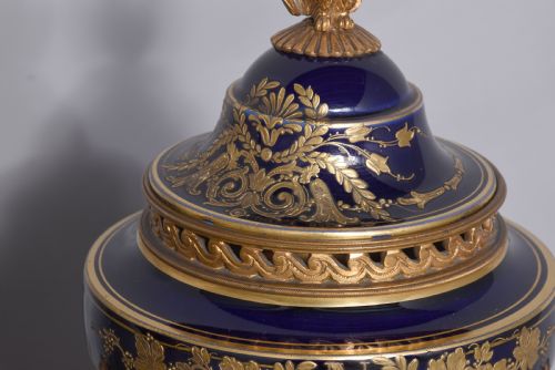 EXHIBITION QUALITY PAIR OF LIDDED SVRES VASES TO COMMEMORATE NAPOLEON BONAPARTE - ADDITIONAL PHOTO 16
