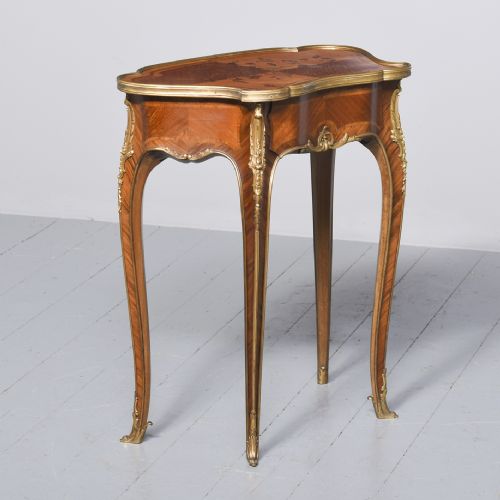 EXHIBITION QUALITY FRENCH SIDE TABLE - ADDITIONAL PHOTO 3