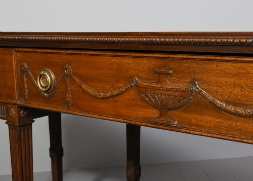 ELEGANT GEORGIAN ADAMSTYLE CARVED MAHOGANY HALL OR SIDE TABLE - ADDITIONAL PHOTO 6