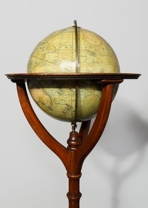 PAIR OF CAREY 12INCH TERRESTRIAL CELESTIAL FLOOR GLOBES - ADDITIONAL PHOTO 8