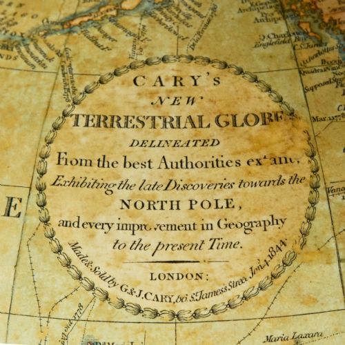 PAIR OF CAREY 12INCH TERRESTRIAL CELESTIAL FLOOR GLOBES - ADDITIONAL PHOTO 13