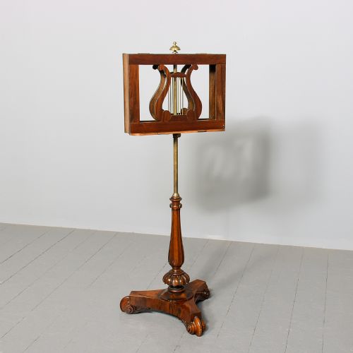 GEORGE IV ROSEWOOD DUET MUSIC STAND - ADDITIONAL PHOTO 3