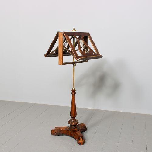 GEORGE IV ROSEWOOD DUET MUSIC STAND - ADDITIONAL PHOTO 4