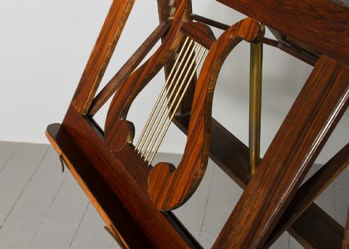 GEORGE IV ROSEWOOD DUET MUSIC STAND - ADDITIONAL PHOTO 7