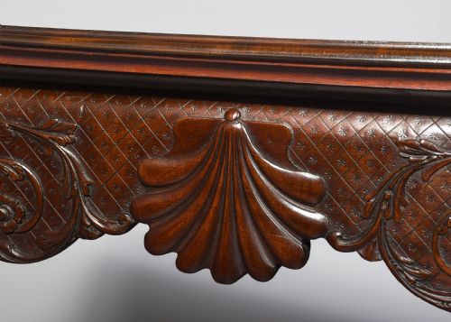 OUTSTANDING IRISH CHIPPENDALE STYLE CONSUL TABLE IN THE MANNER OF HICKS OF DUBLIN - ADDITIONAL PHOTO 2