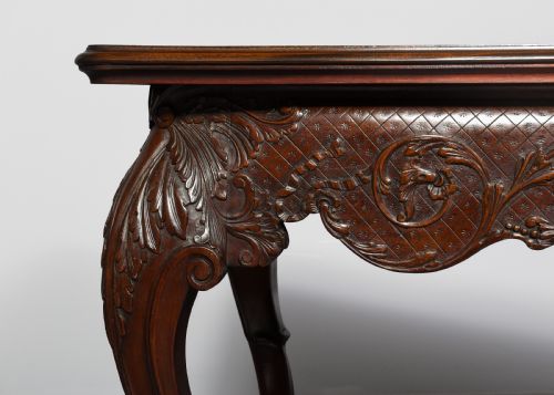 OUTSTANDING IRISH CHIPPENDALE STYLE CONSUL TABLE IN THE MANNER OF HICKS OF DUBLIN - ADDITIONAL PHOTO 3