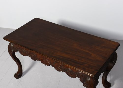 OUTSTANDING IRISH CHIPPENDALE STYLE CONSUL TABLE IN THE MANNER OF HICKS OF DUBLIN - ADDITIONAL PHOTO 5